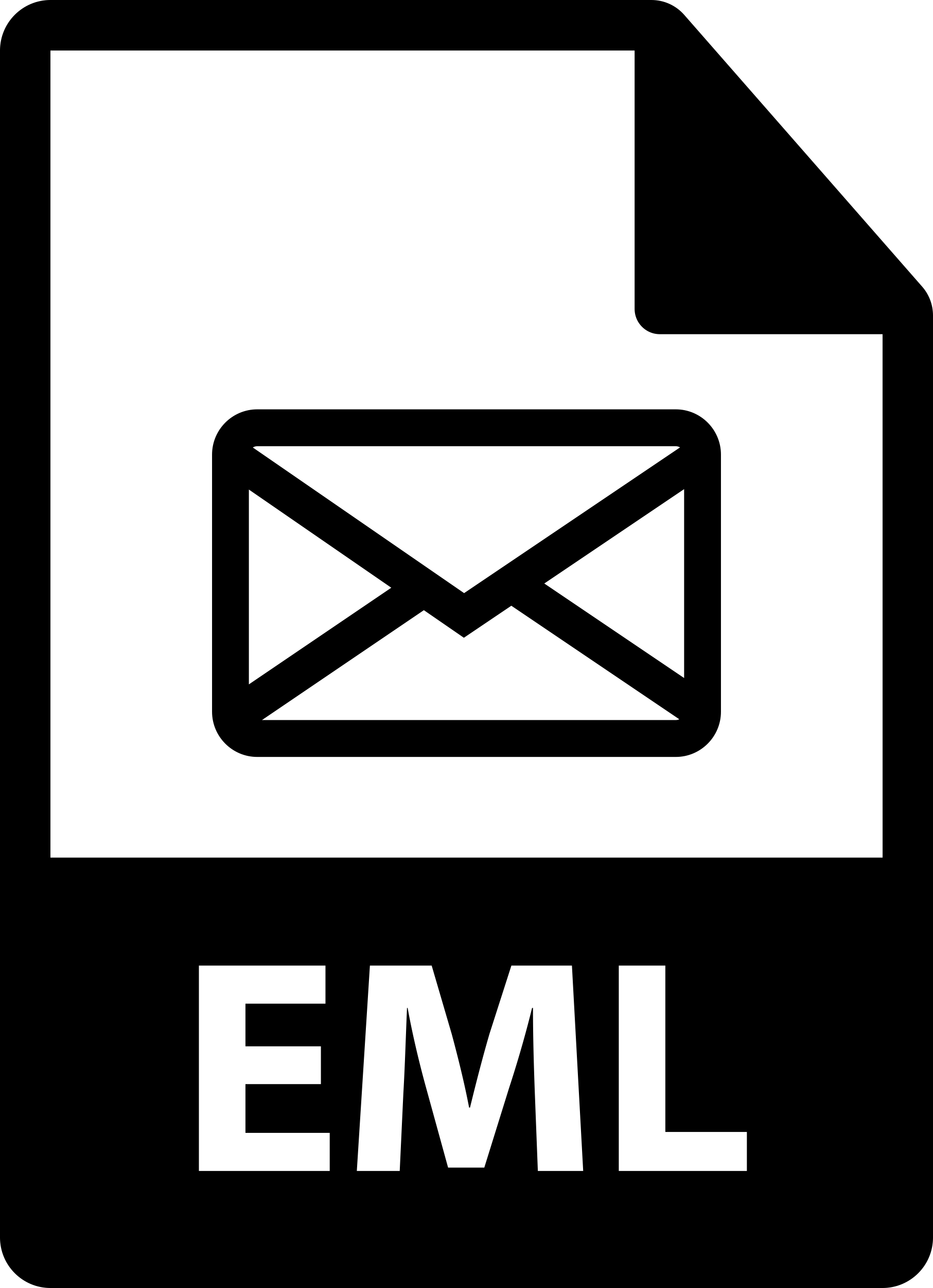 Eml File Stencil Svg Vector Free Vectors